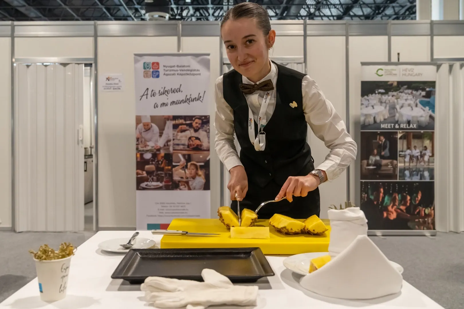 Horváth Gréta a WorldSkills Croatia 2025 versenyen - Kautz Gyula Gazdaságtudományi Kar SZE